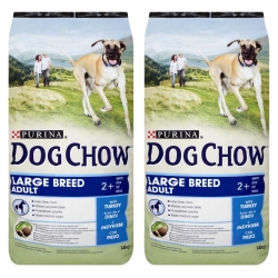 PURINA DOG CHOW ADULT LARGE BREED 2x14kg + KURIER